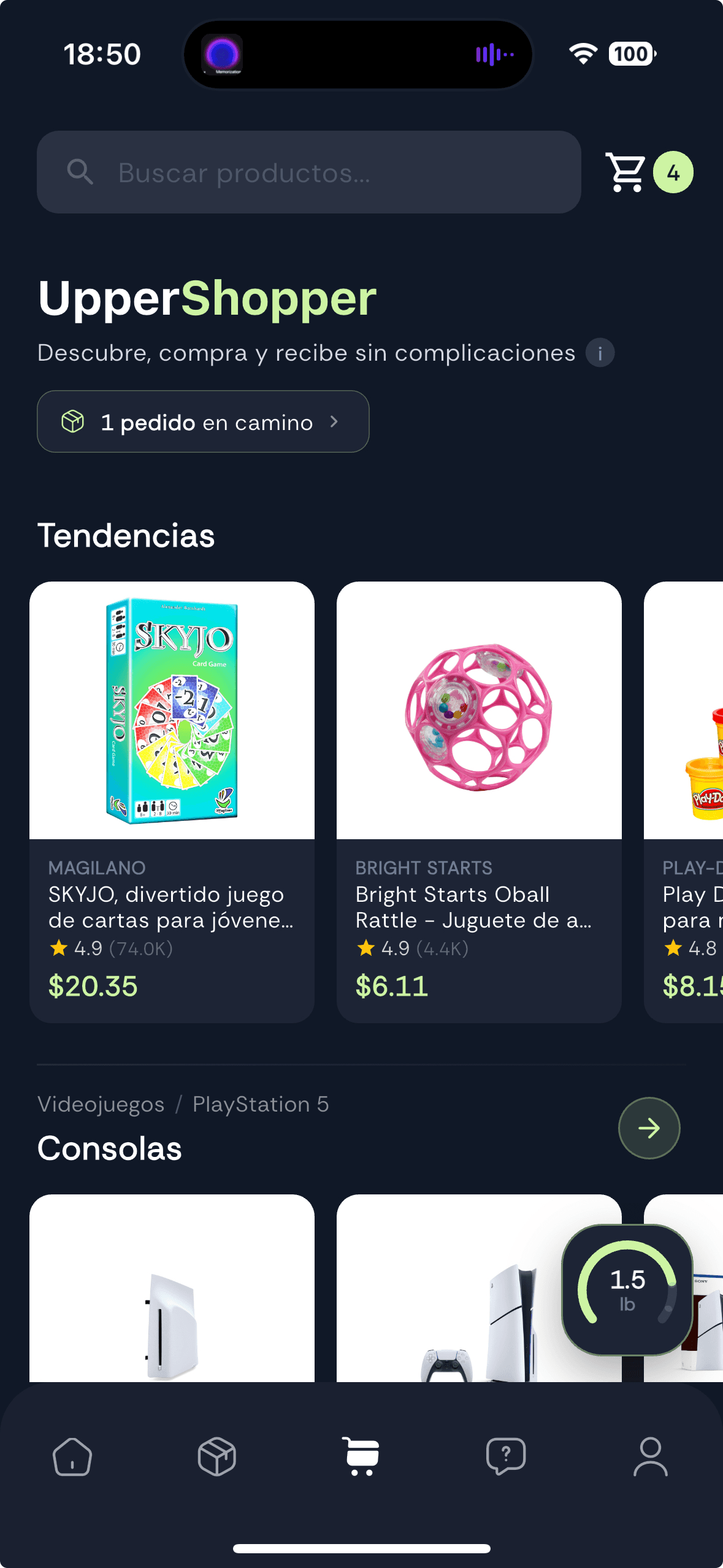 Upper Shopper AI app